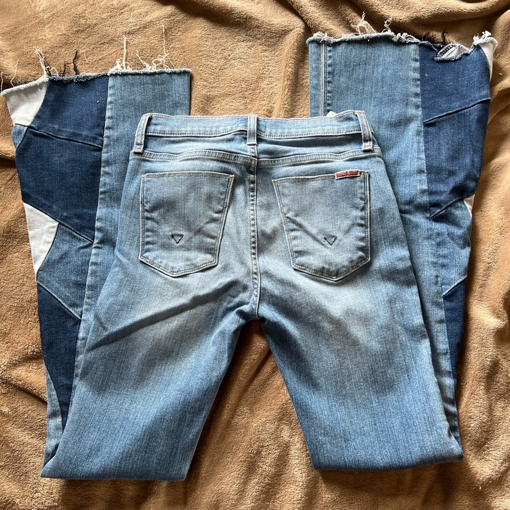 Hudson Laurel Patchwork Flare Jeans